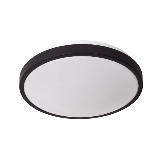 DASHER Lampa sufitowa Ø 34,8 cm LED 1x18W 2700K IP44 Czujnik ruchu i dzień/noc Czarny 79110/35/30 Lucide - zdjęcie dodatkowe 1